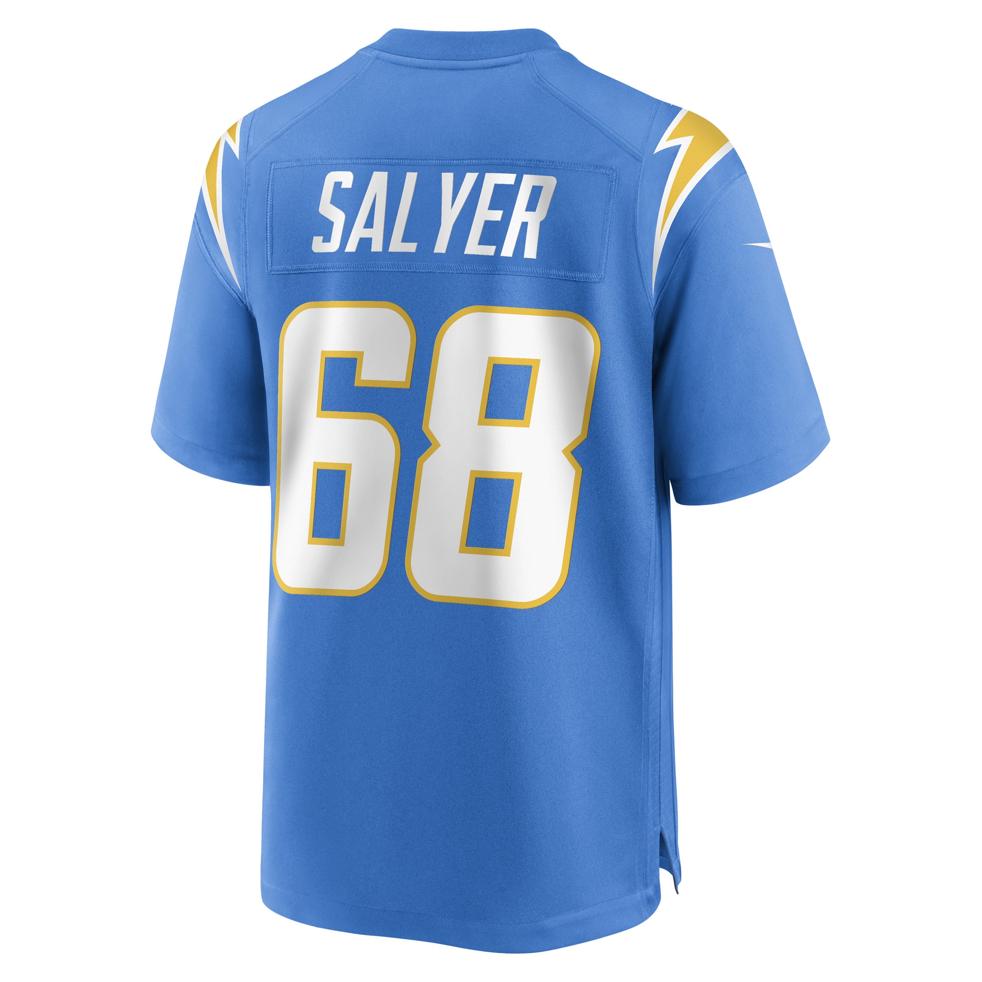 Men's Los Angeles Chargers Jamaree Salyer Powder Blue Game Player Jersey