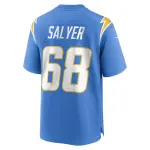 Men's Los Angeles Chargers Jamaree Salyer Powder Blue Game Player Jersey