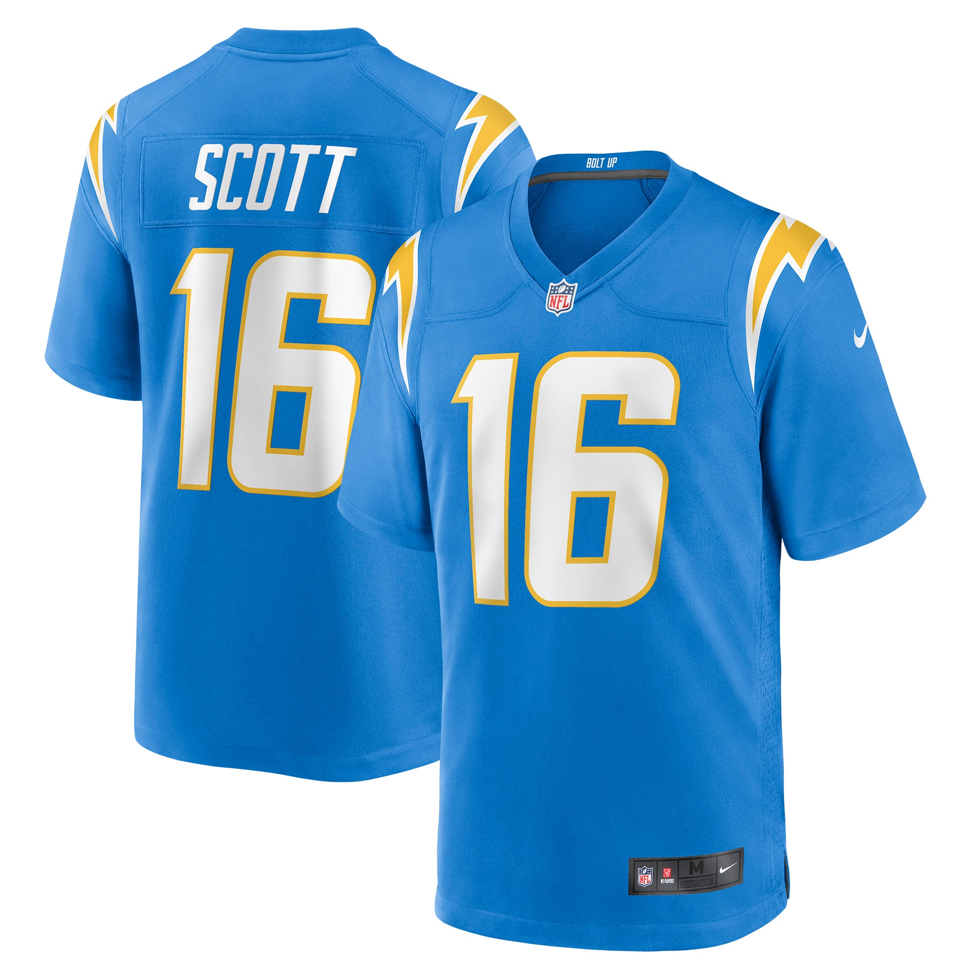 Men's Los Angeles Chargers JK Scott Powder Blue Game Jersey
