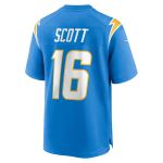 Men's Los Angeles Chargers JK Scott Powder Blue Game Jersey