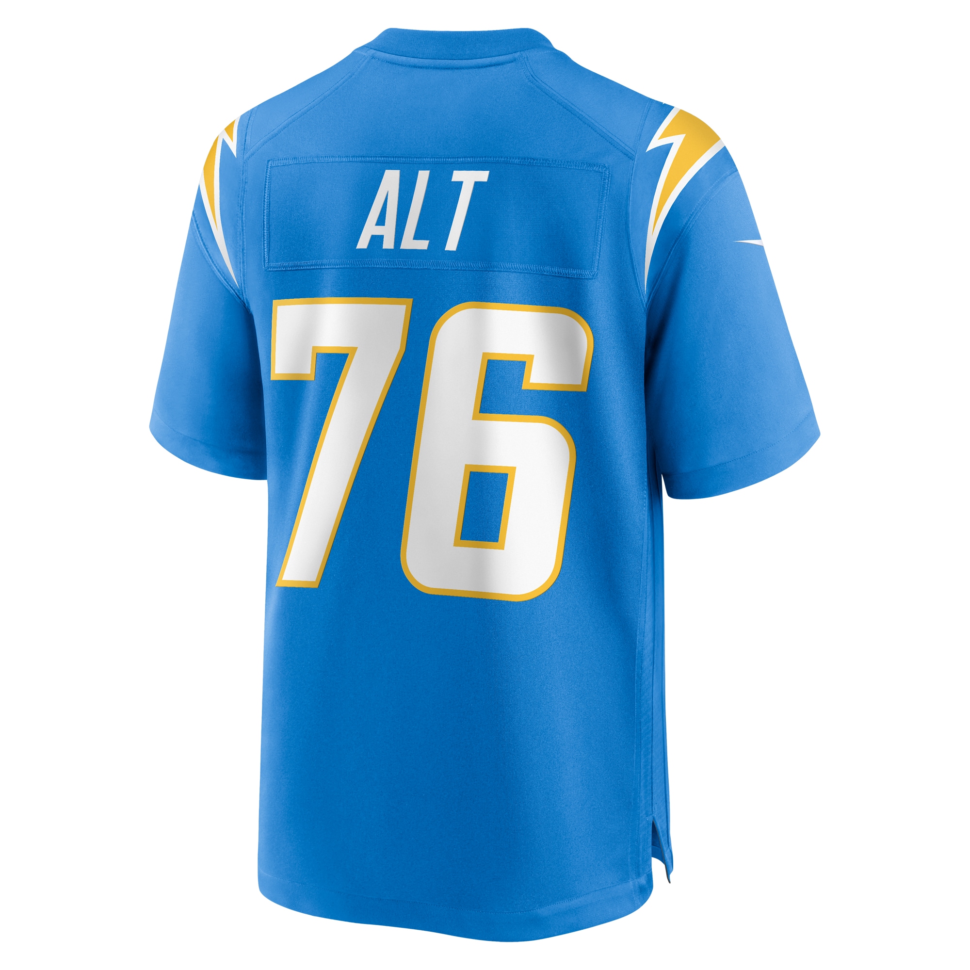 Men's Los Angeles Chargers Joe Alt Powder Blue 2024 NFL Draft First Round Pick Player Game Jersey