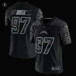 Men's Los Angeles Chargers Joey Bosa Black RFLCTV Limited Jersey