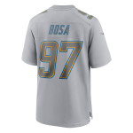 Men's Los Angeles Chargers Joey Bosa Gray Atmosphere Fashion Game Jersey