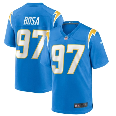 Men's Los Angeles Chargers Joey Bosa Powder Blue Game Player Jersey 01