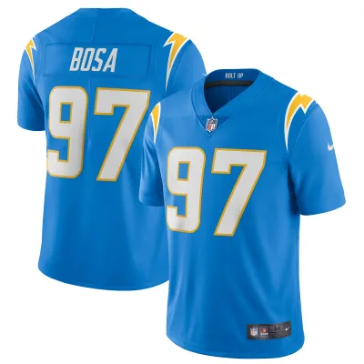 Men's Los Angeles Chargers Joey Bosa Powder Blue Vapor Limited Jersey 01