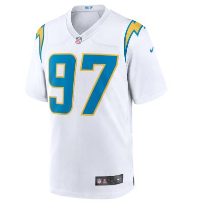 Men's Los Angeles Chargers Joey Bosa White Game Jersey 02