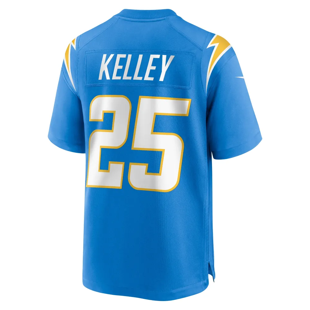 Men's Los Angeles Chargers Joshua Kelley Powder Blue Game Jersey