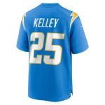 Men's Los Angeles Chargers Joshua Kelley Powder Blue Game Jersey