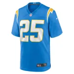 Men's Los Angeles Chargers Junior Colson Powder Blue Team Game Jersey