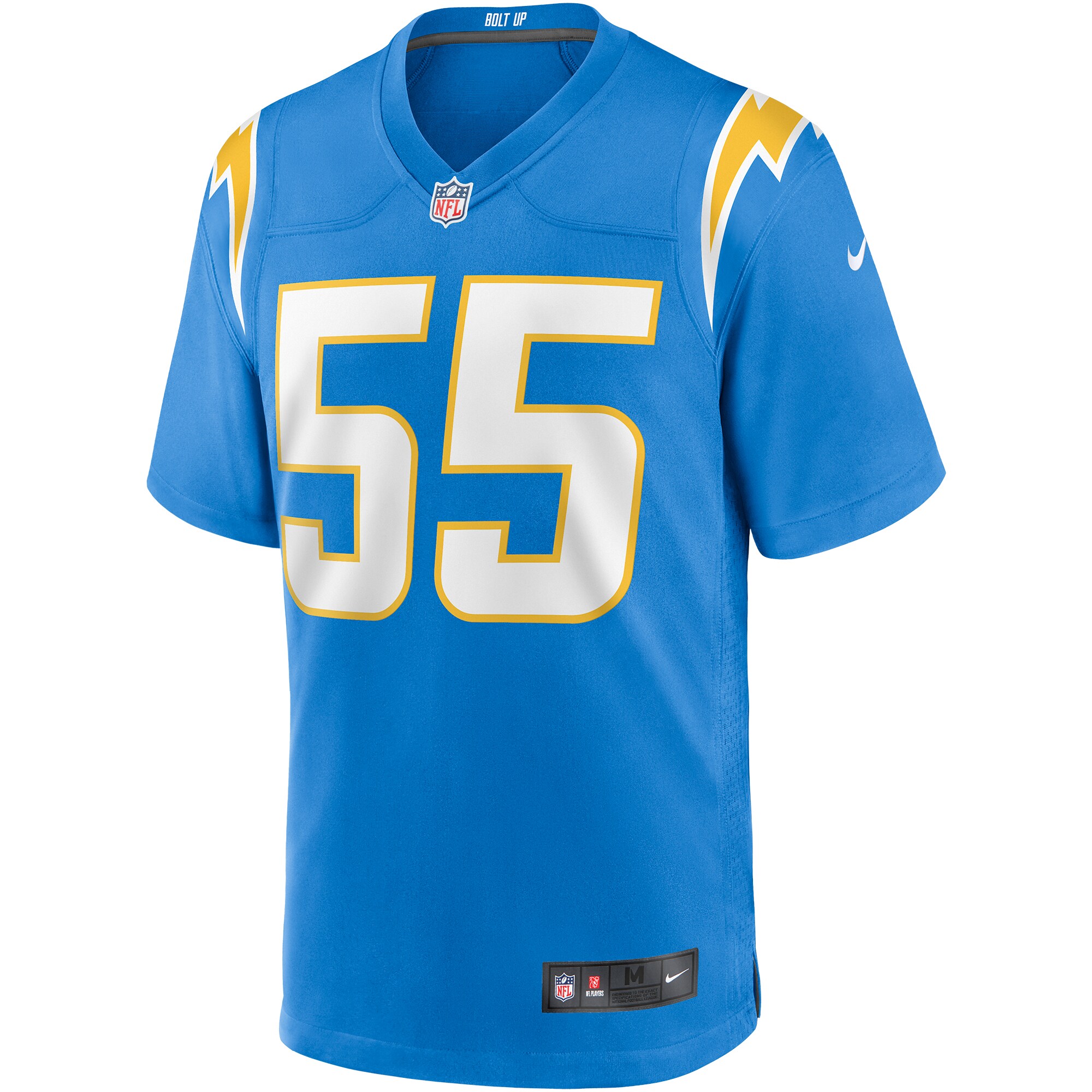Men's Los Angeles Chargers Junior Seau Powder Blue Game Retired Player Jersey