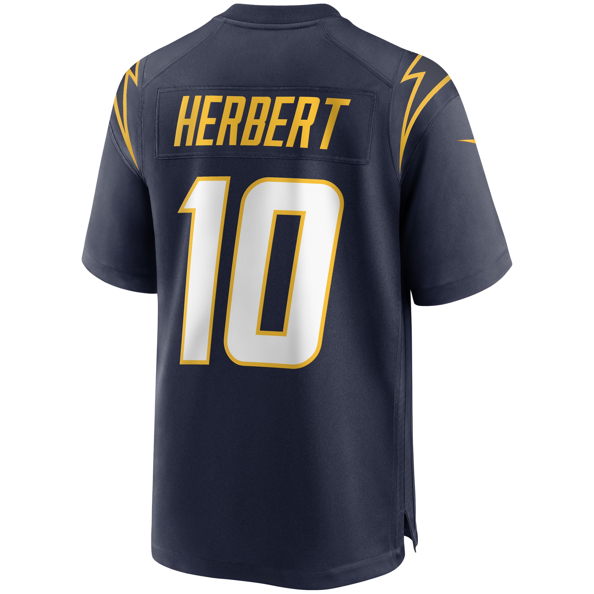 Men's Los Angeles Chargers Justin Herbert Navy Alternate Game Jersey