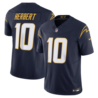 Men's Los Angeles Chargers Justin Herbert Navy Vapor F.U.S.E. Limited Jersey 01