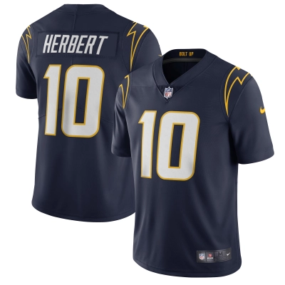 Men's Los Angeles Chargers Justin Herbert Navy Vapor Limited Jersey 01