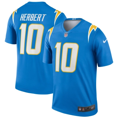 Men's Los Angeles Chargers Justin Herbert Powder Blue Legend Jersey 01