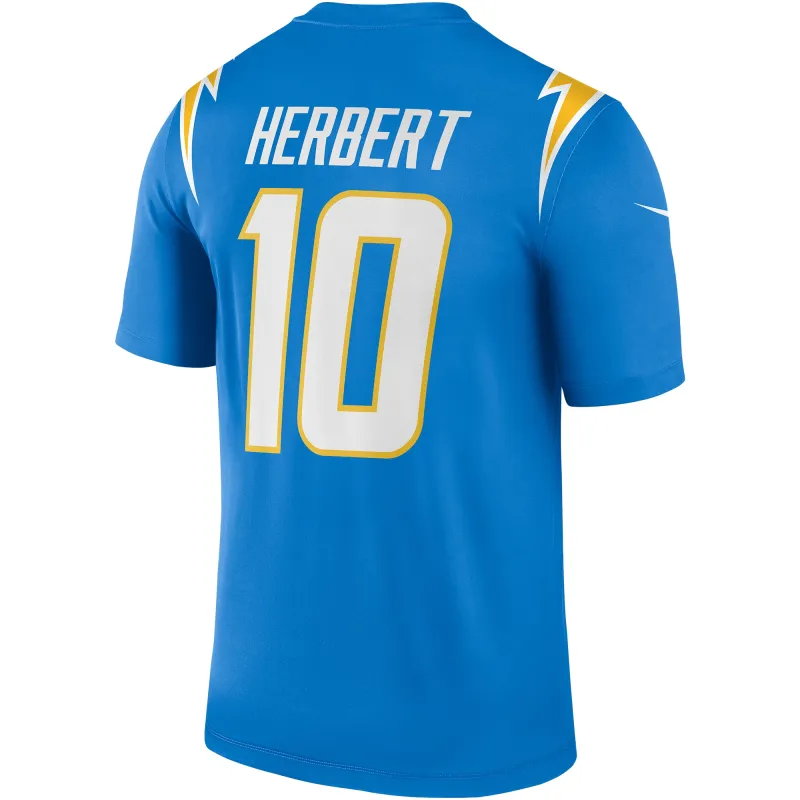 Men's Los Angeles Chargers Justin Herbert Powder Blue Legend Jersey