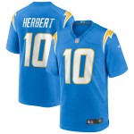 Men's Los Angeles Chargers Justin Herbert Powder Blue Player Game Jersey