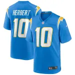 Men's Los Angeles Chargers Justin Herbert Powder Blue Player Game Jersey