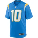 Men's Los Angeles Chargers Justin Herbert Powder Blue Player Game Jersey