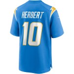 Men's Los Angeles Chargers Justin Herbert Powder Blue Player Game Jersey