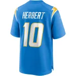 Men's Los Angeles Chargers Justin Herbert Powder Blue Player Game Jersey