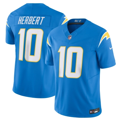 Men's Los Angeles Chargers Justin Herbert Powder Blue Vapor F.U.S.E. Limited Jersey 01