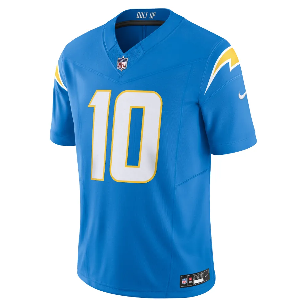 Men's Los Angeles Chargers Justin Herbert Powder Blue Vapor F.U.S.E. Limited Jersey