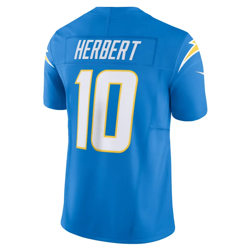 Men's Los Angeles Chargers Justin Herbert Powder Blue Vapor F.U.S.E. Limited Jersey