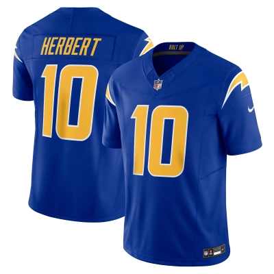 Men's Los Angeles Chargers Justin Herbert Royal Vapor F.U.S.E. Limited Jersey 01