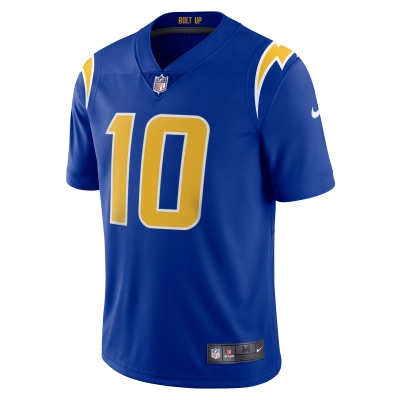 Men's Los Angeles Chargers Justin Herbert Royal Vapor Limited Jersey 02