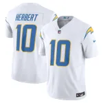 Men's Los Angeles Chargers Justin Herbert White Vapor F.U.S.E. Limited Jersey