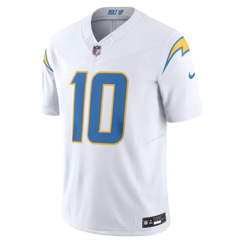 Men's Los Angeles Chargers Justin Herbert White Vapor F.U.S.E. Limited Jersey