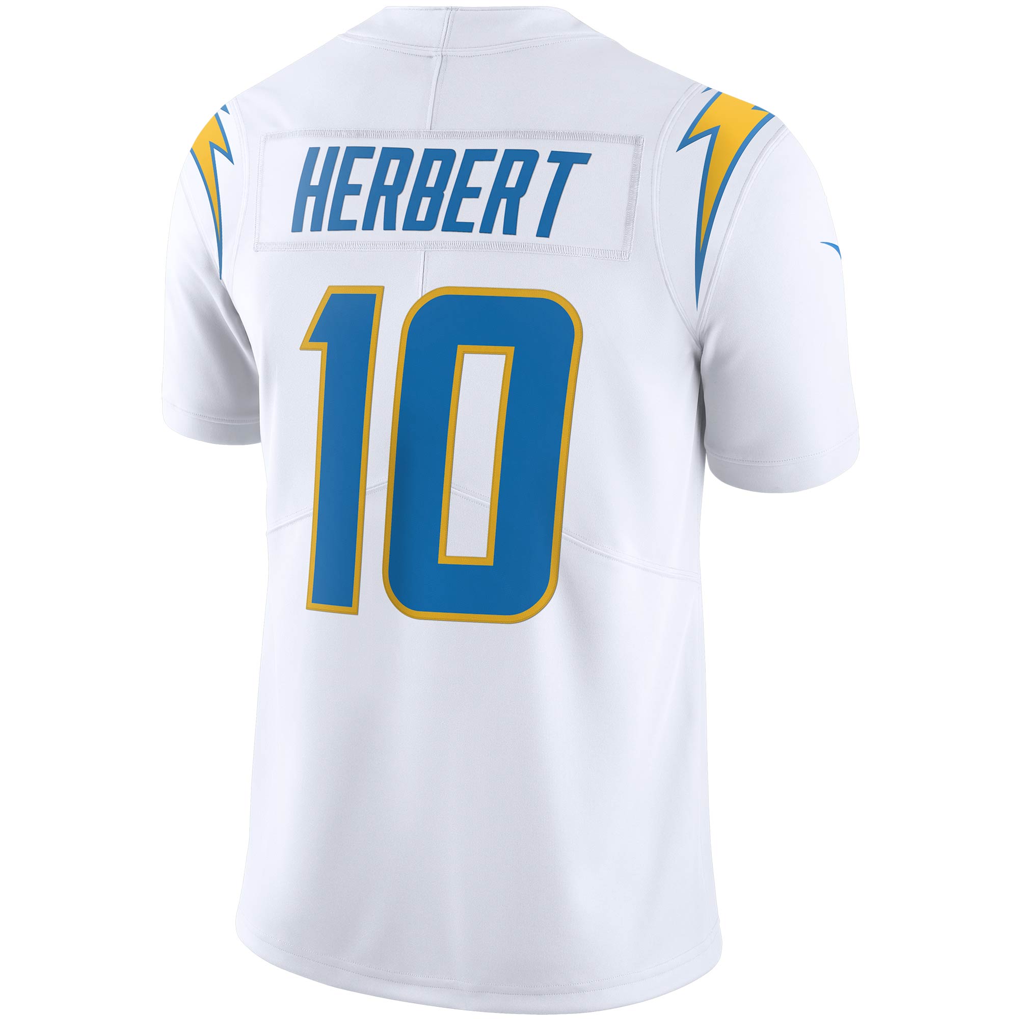 Men's Los Angeles Chargers Justin Herbert White Vapor Limited Jersey