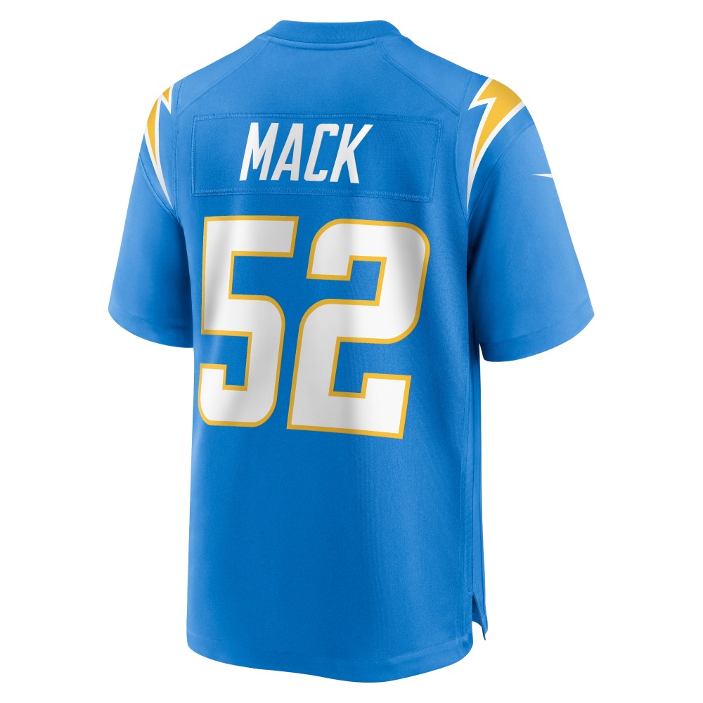Men's Los Angeles Chargers Khalil Mack Powder Blue Game Jersey