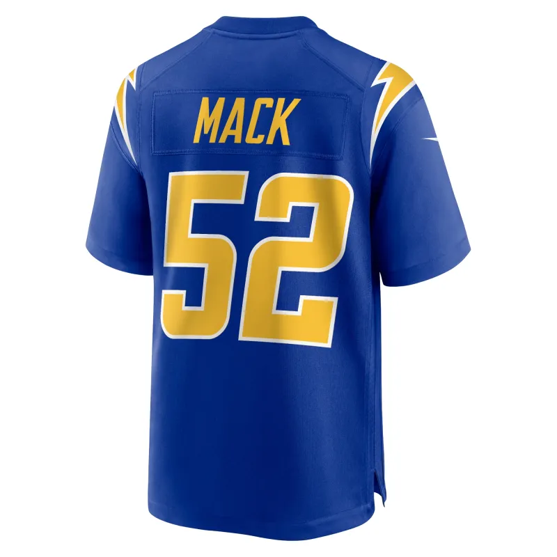 Men's Los Angeles Chargers Khalil Mack Royal Alternate Game Jersey