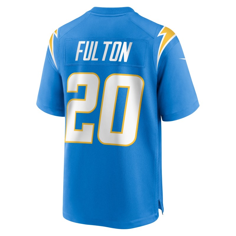 Men's Los Angeles Chargers Kristian Fulton Powder Blue Game Jersey