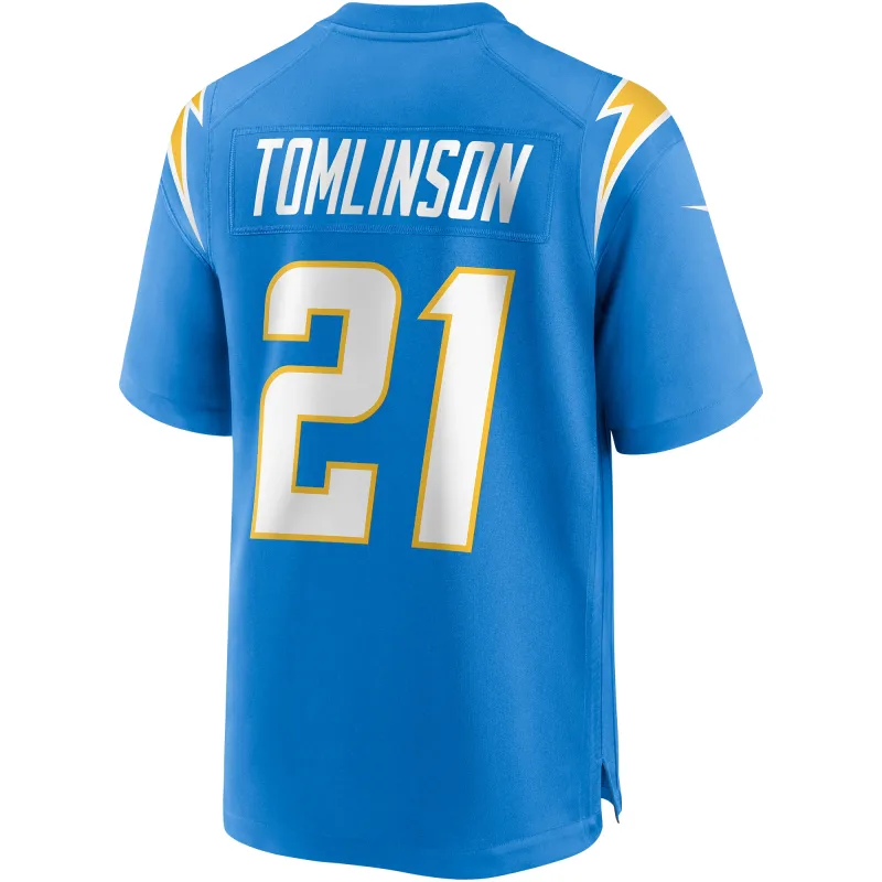 Men's Los Angeles Chargers LaDainian Tomlinson Powder Blue Game Retired Player Jersey