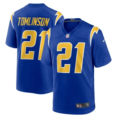 Men's Los Angeles Chargers LaDainian Tomlinson Royal Retired Player Alternate Game Jersey 01