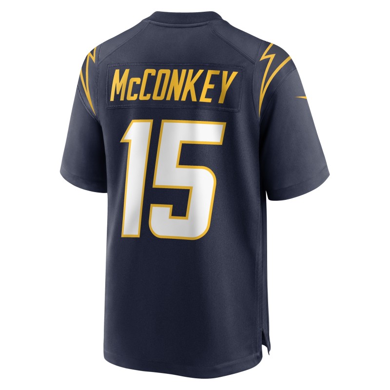 Men's Los Angeles Chargers Ladd McConkey Navy Alternate Game Jersey
