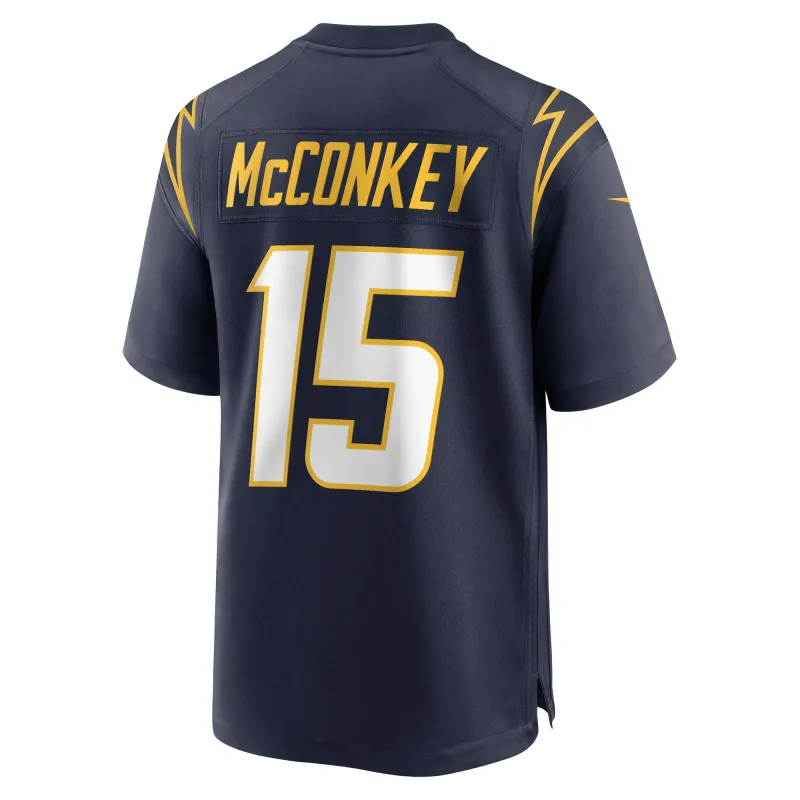 Men's Los Angeles Chargers Ladd McConkey Navy Alternate Game Jersey