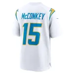 Men's Los Angeles Chargers Ladd McConkey White Game Jersey
