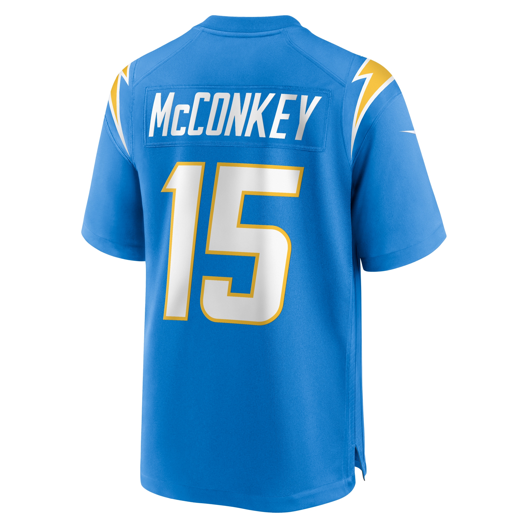 Men's Los Angeles Chargers Ladd McConkey Powder Blue 2024 NFL Draft Player Game Jersey