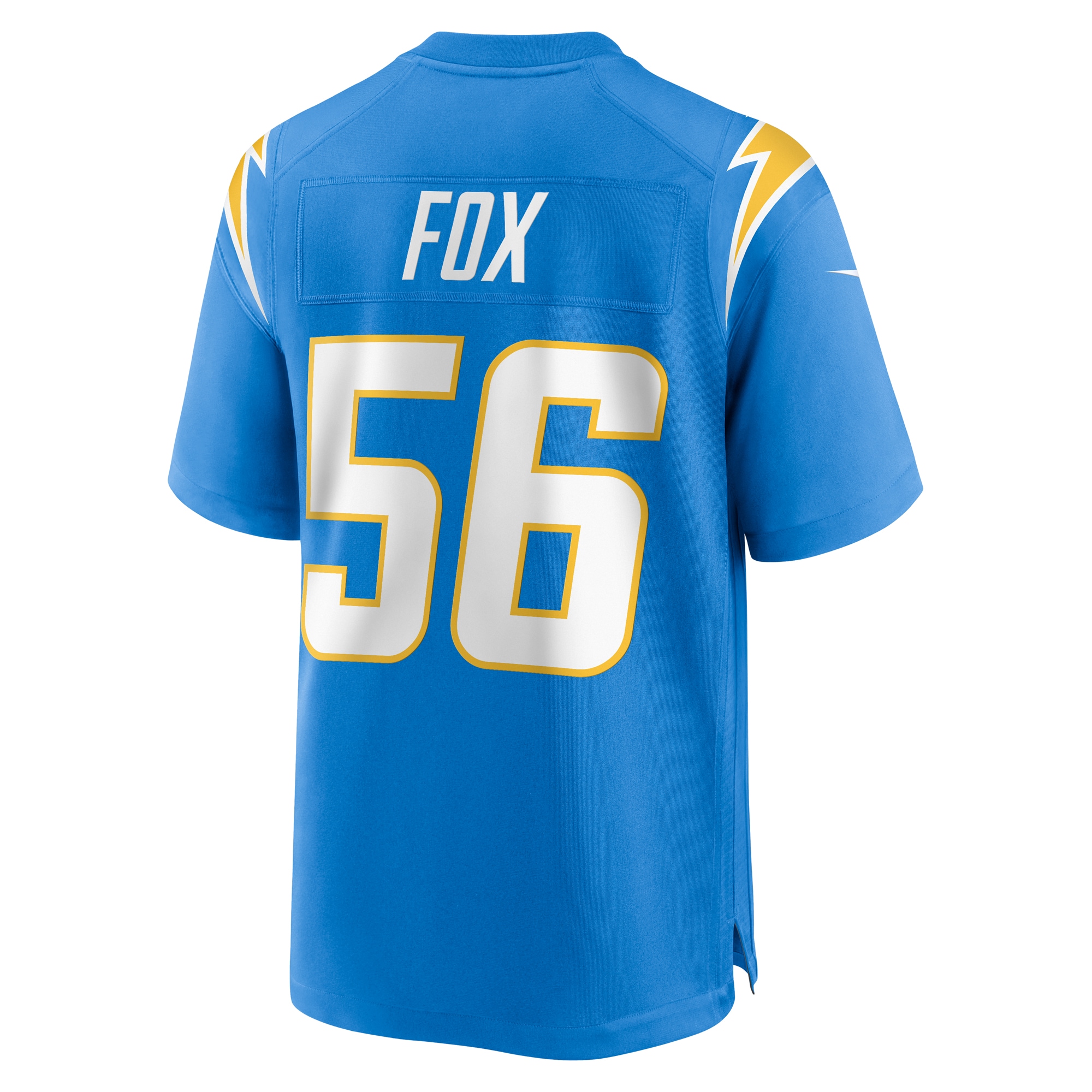 Men's Los Angeles Chargers Morgan Fox Powder Blue Player Game Jersey