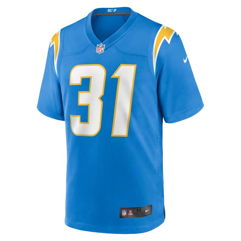 Men's Los Angeles Chargers Nick Niemann Powder Blue Game Player Jersey