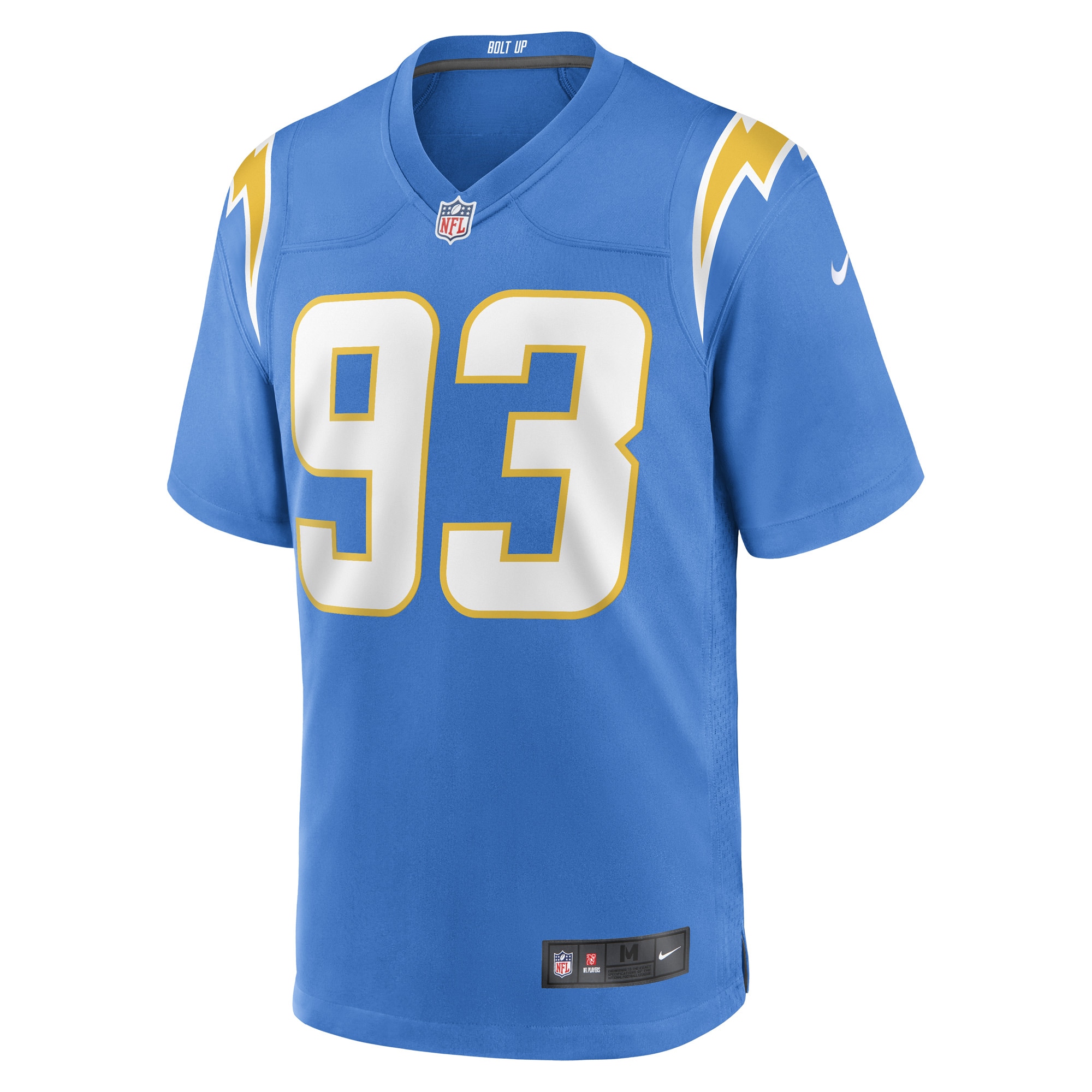 Men's Los Angeles Chargers Otito Ogbonnia Powder Blue Game Player Jersey