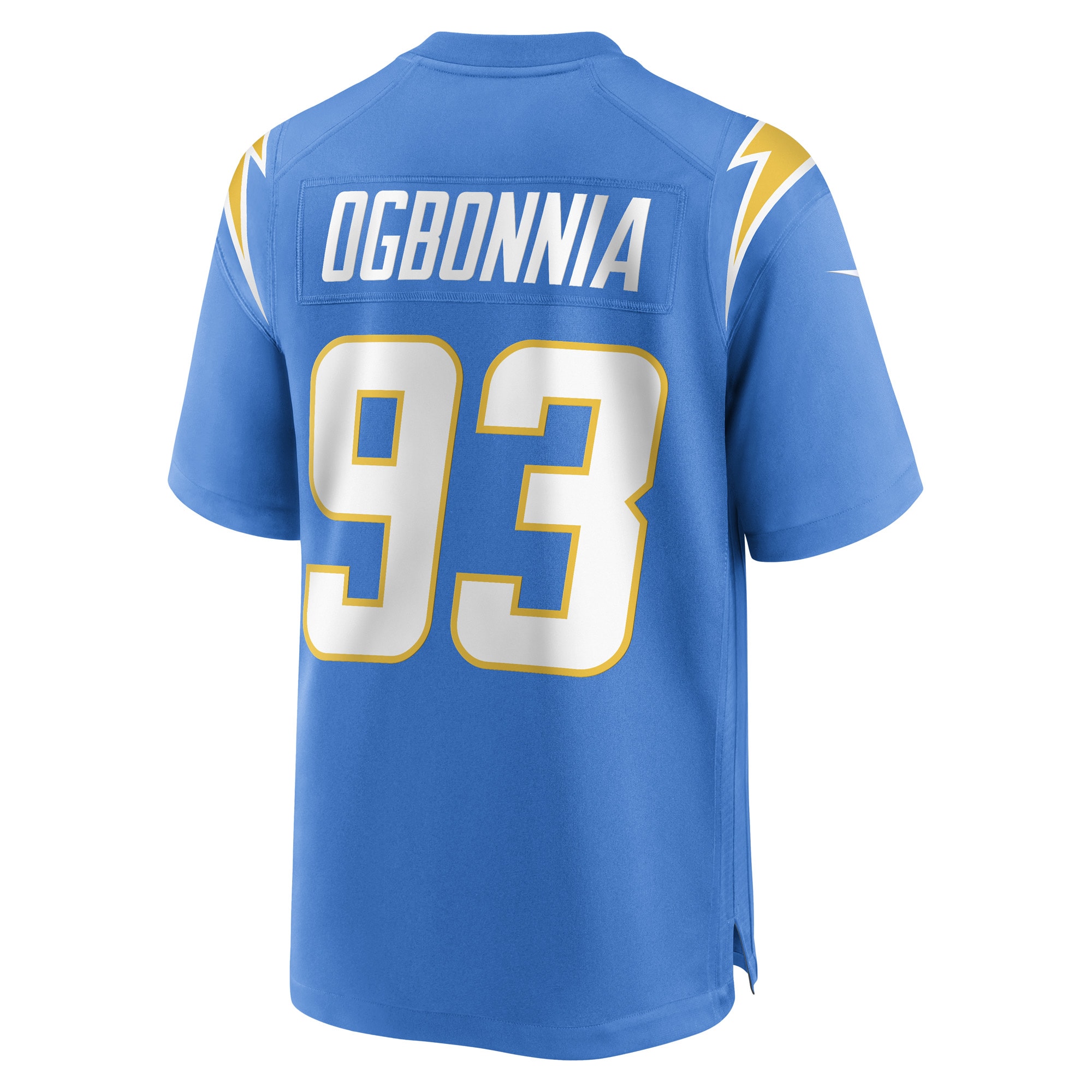 Men's Los Angeles Chargers Otito Ogbonnia Powder Blue Game Player Jersey