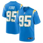 Men's Los Angeles Chargers Poona Ford Powder Blue Game Jersey