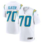 Men's Los Angeles Chargers Rashawn Slater White Game Jersey