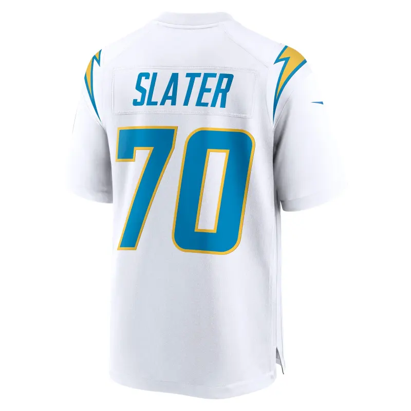 Men's Los Angeles Chargers Rashawn Slater White Game Jersey