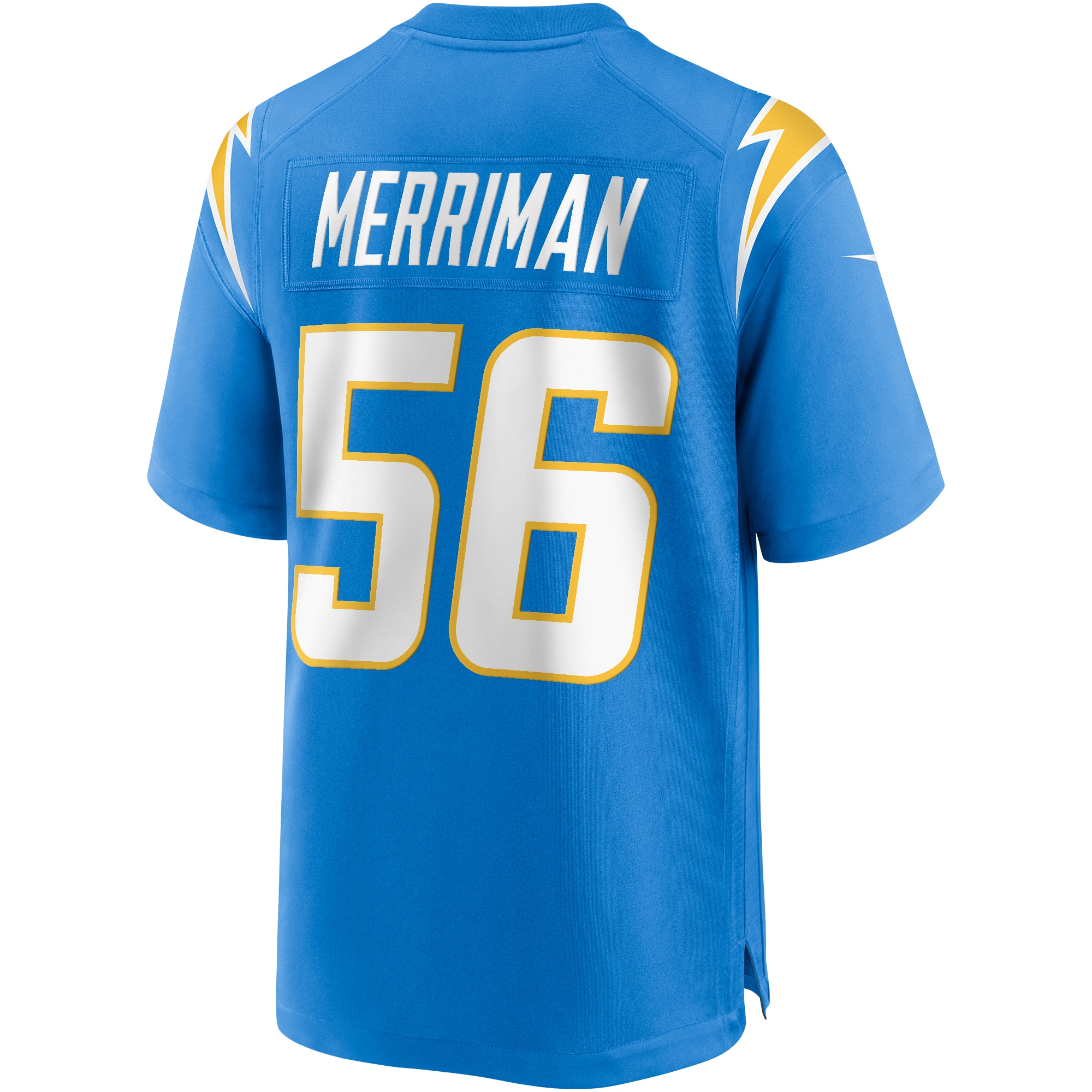 Men's Los Angeles Chargers Shawne Merriman Powder Blue Game Retired Player Jersey