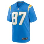 Men's Los Angeles Chargers Simi Fehoko Powder Blue Game Jersey